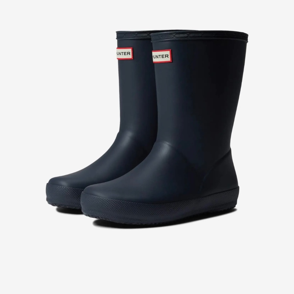 Hunter Kids First Classic Rain Boots (Toddler/Little Kid) in Dark Blue sz 6